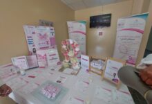 صورة معرض توعوي بمركز صحي أشيقر لمكافحة سرطان الثدي