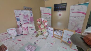 صورة معرض توعوي بمركز صحي أشيقر لمكافحة سرطان الثدي
