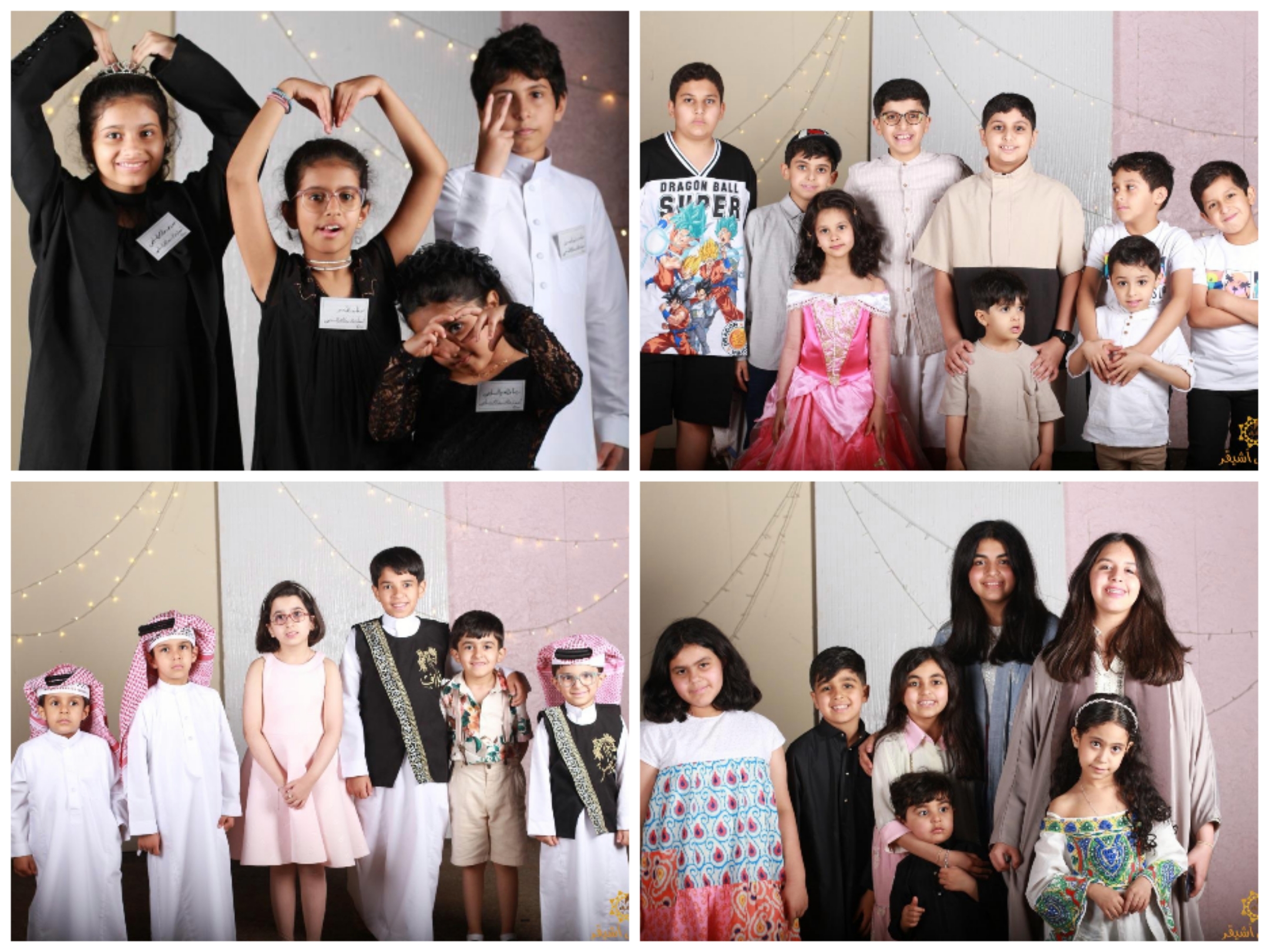 لجنة احتفالات عيد الفطر المبارك تعايد الأطفال باستديو التصوير